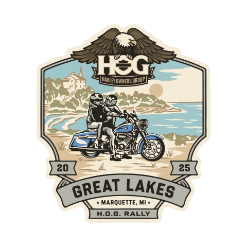 1986 H.O.G. Great Lakes Rally Tシャツ　ハーレー Great Lakes H.O.G. Rally (Marquette, MI) | Motor City Chapter